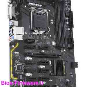 دانلود فایل آپدیت بایوس ، فریمور مادربرد گیگابایت Gigabyte GA-B250-FinTech rev.1.0 Bios firmware
